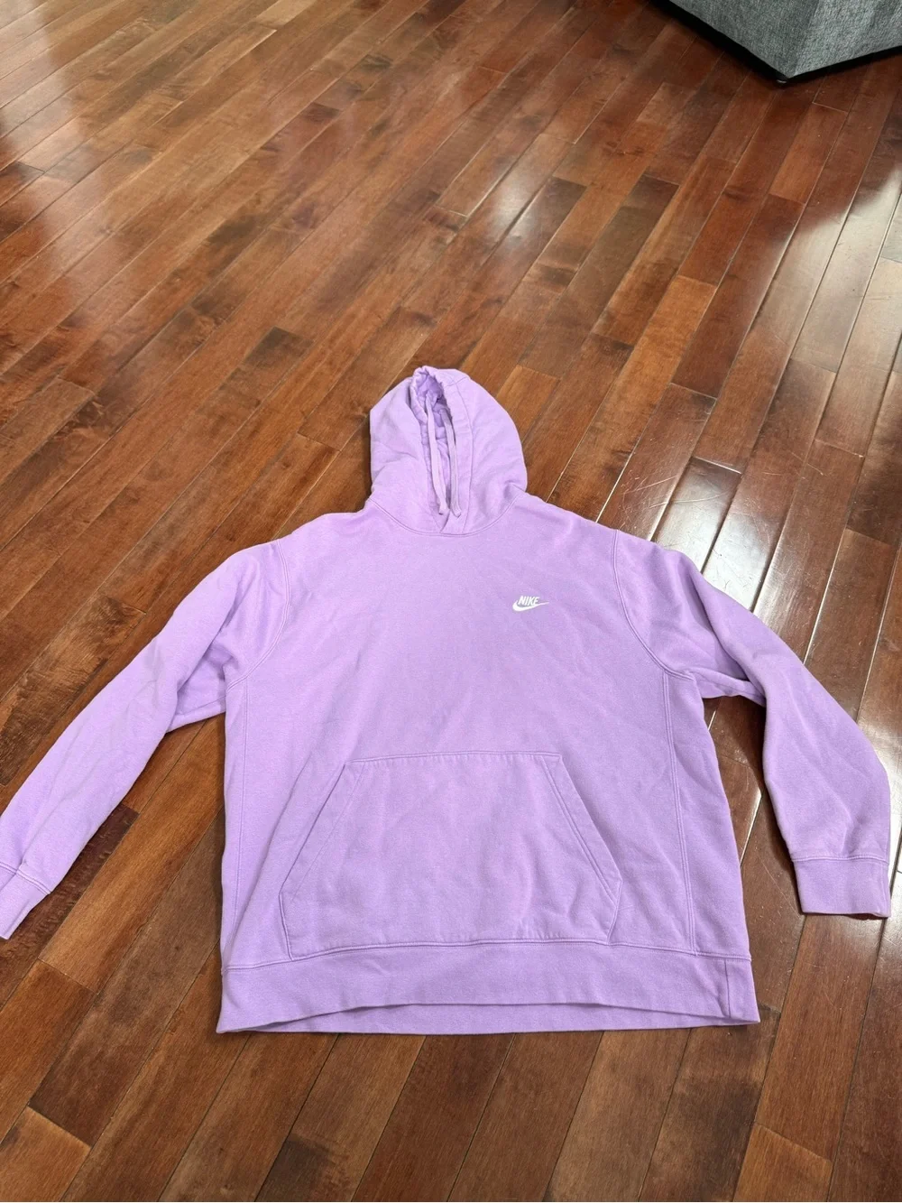 Nike Women's Lavender Hoodie with White Swoosh, size XL - Picture 9 of 12